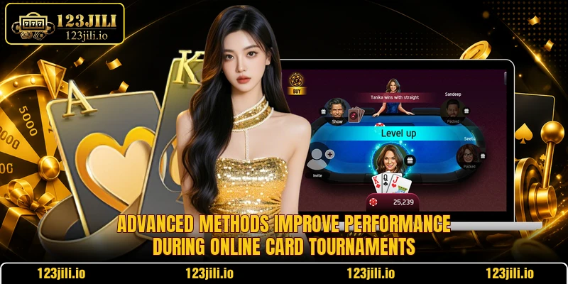 Advanced methods improve performance during online card tournaments Advanced methods improve performance during online card tournaments