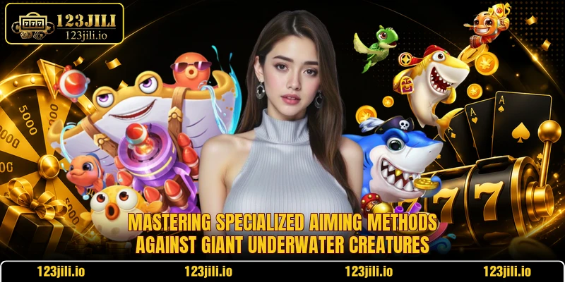 Mastering specialized aiming methods against giant underwater creatures