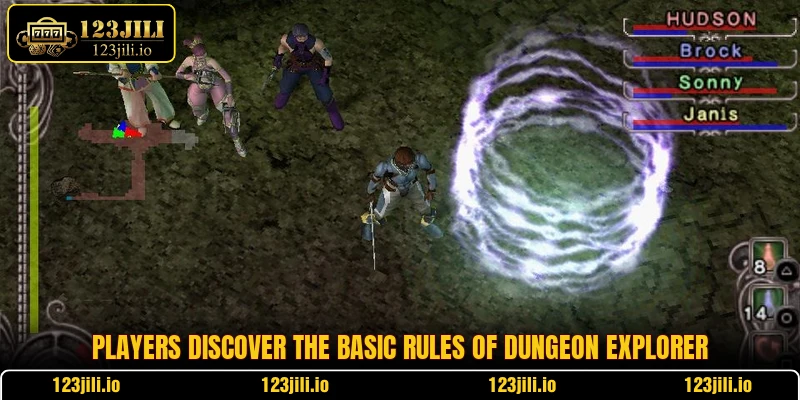 Players discover the basic rules of Dungeon Explorer Players discover the basic rules of Dungeon Explorer