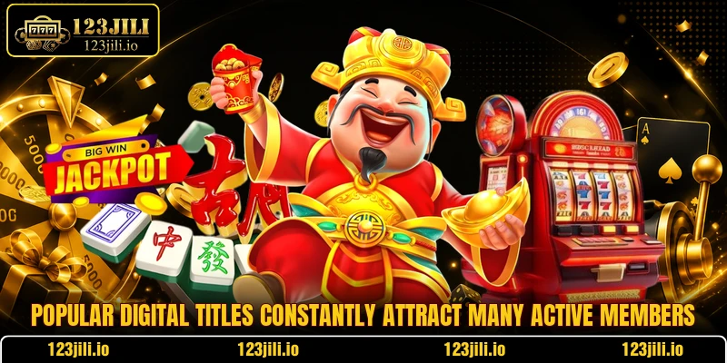 Popular digital titles constantly attract many active members