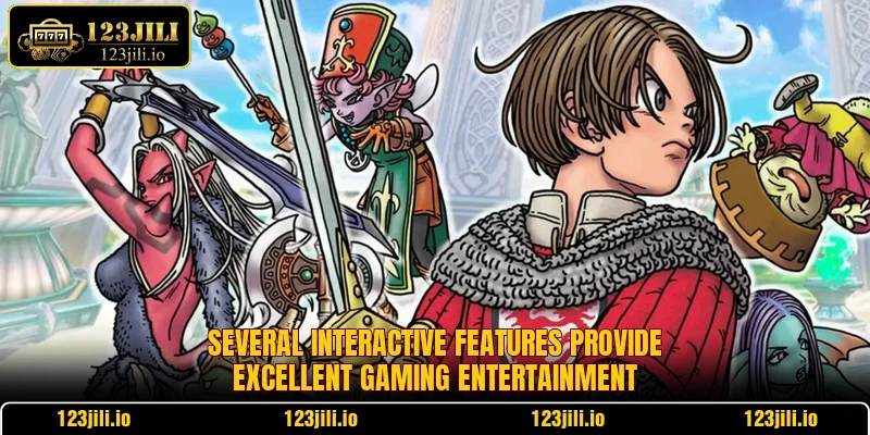 Several interactive features provide excellent gaming entertainment Several interactive features provide excellent gaming entertainment