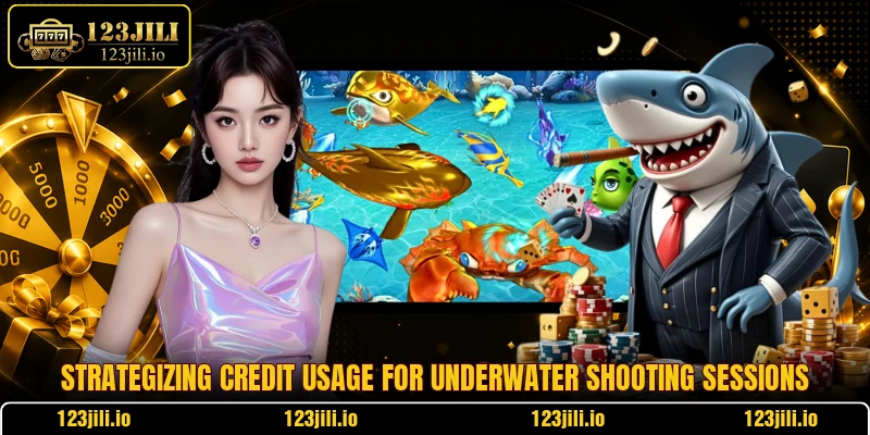 Strategizing credit usage for underwater shooting sessions